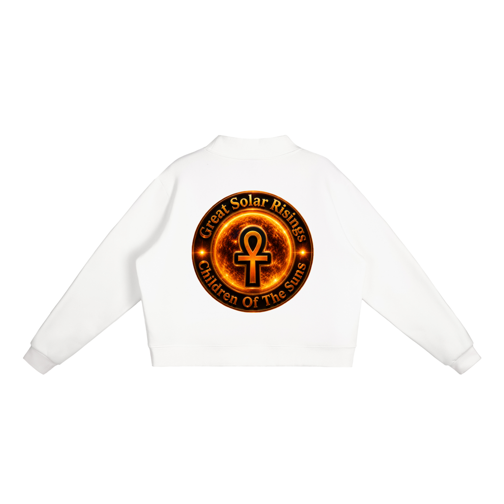 RGTF Essential Fleece Mock-Neck Crew Sweatshirt