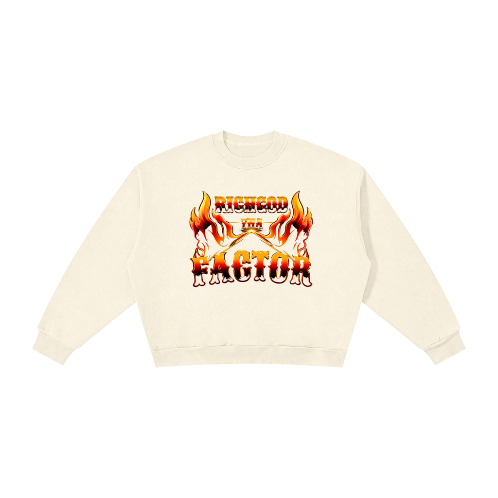 Boxy Fleece Crewneck Sweatshirt