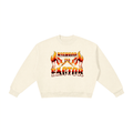 Boxy Fleece Crewneck Sweatshirt