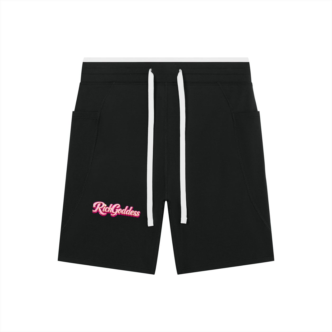 Women's High Rise Color Block Yoga Shorts