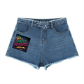 Women’s Vintage Wash High Rise Denim Shorts