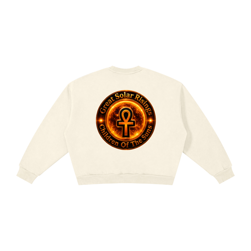 Boxy Fleece Crewneck Sweatshirt